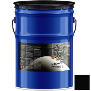 Грунт-эмаль алкидно-уретановая Mokke 01040 3 в 1 черная 20 кг
