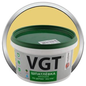 Шпатлевка акриловая по дереву VGT Экстра Сосна 1 кг