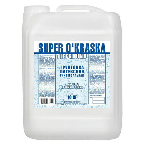 Грунтовка универсальная Super Okraska Tiefgrund 10 кг