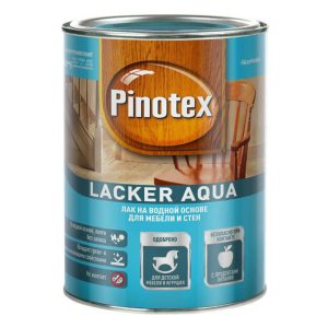 Лак для дерева Pinotex Lacker Aqua 10 на водной основе колеруемый матовый 9 л
