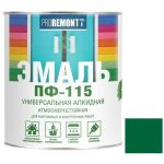 Эмаль Proremontt ПФ-115 зеленая 0,9 кг