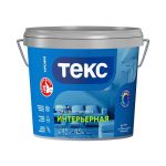 Краска в/д интерьерная Текс Профи супербелая (4,5 л)
