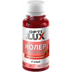 Колер универсальный Optilux 07 алый (0,1л)