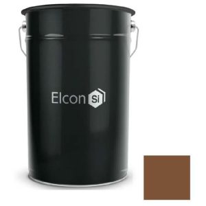 Эмаль термостойкая Elcon КО-828 400 градусов коричневая 25 кг