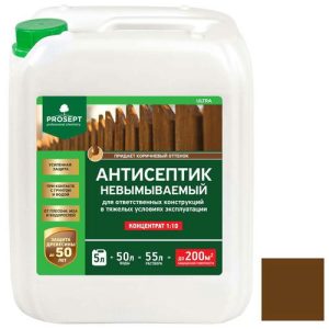 Антисептик невымываемый Prosept Ultra 061-5 коричневый концентрат 1:10 5 л