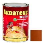Покрытие алкидное защитно-декоративное для древесины Акватекс Экстра полуглянцевое Груша 0,8 л