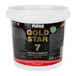 Краска акрилатная супербелая Pufas Gold Star 7 основа А матовая (0,9 л)
