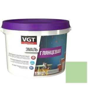 Эмаль универсальная VGT глянцевая Ral 6019 мятная 10 кг