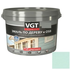 Эмаль по дереву VGT Профи дымчато-голубая 10 кг