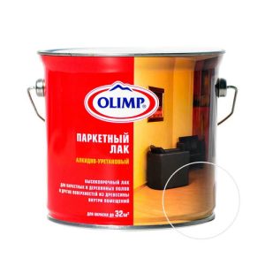 Лак OLIMP для паркета глянцевый 2,7л