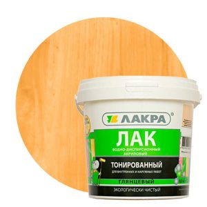 Лак акриловый тонированный Лакра с УФ-фильтром орегон 0,9 кг
