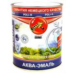 Эмаль акриловая Poli-R, полуматовая, белая, 0,75 л