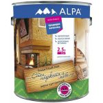 Лак для стен, паркета и мебели ALPA акрил-уретановый полуматовый (2,5л/2,65кг)