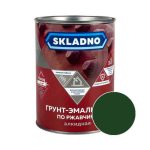 Грунт-эмаль SKLADNO Зеленый 0,8 кг