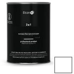 Грунт-эмаль по ржавчине Elcon 3 в 1 матовая RAL 9003 белая 0,8 кг