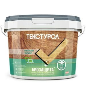 Грунт-антисептик для древесины Текстурол Биозащита Pro универсальный бесцветный 10 л