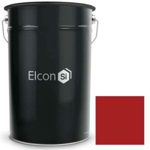 Эмаль термостойкая Elcon Max Therm 700 градусов красно-коричневая 25 кг