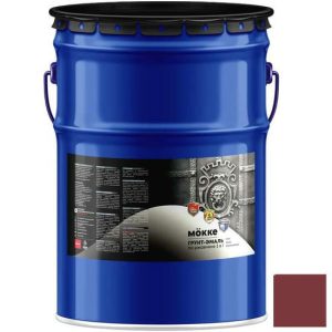 Грунт-эмаль алкидно-уретановая Mokke 8939 3 в 1 красно-коричневая 20 кг