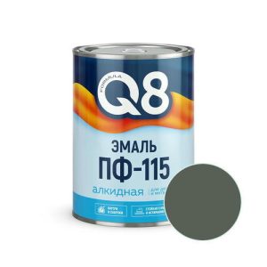 Эмаль FORMULA Q8 ПФ-115 Темно-серый 0,9 кг