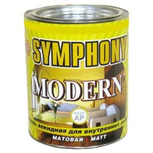 Эмаль алкидная Symphony Modern универсальная база С 0.9 л