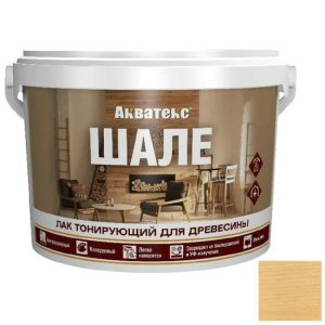Лак акриловый для древесины Акватекс Шале сосна 0,9 кг