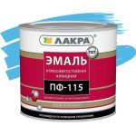 Эмаль Лакра ПФ-115 светло-голубая 2,8 кг