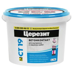 Грунт Бетонконтакт CERESIT CT 19 5кг
