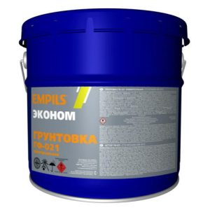 Грунтовка ГФ-021 Empils Эконом, красно-коричневая, 20 кг