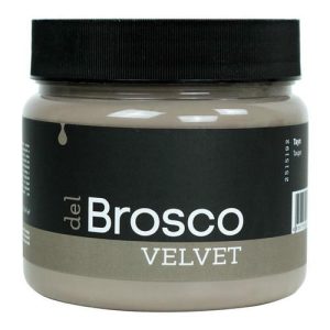 Краска акриловая DEL BROSKO Velvet интерьерная матовая 400мл тауп