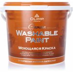 Краска моющаяся OLIMP Gamma матовая белая (5л)