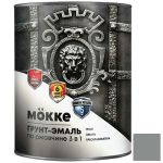 Грунт-эмаль алкидно-уретановая Mokke 9738 3 в 1 RAL 7004 сигнально-серая 1,9 кг