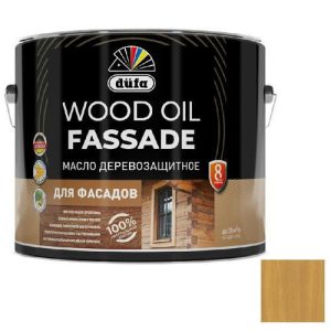 Масло деревозащитное для фасадов Dufa Wood Oil Fassade лиственница 9 л