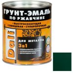 Грунт-эмаль по ржавчине Dali 3 в 1 гладкая Зеленый мох RAL 6005 2 л