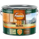 Пропитка декоративная для защиты древесины Pinotex Ultra AWB Тик 9 л