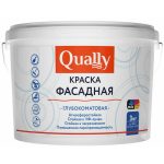 Краска Фасадная QUALLY глубокоматовая белая (3кг)
