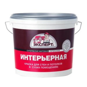 В/Д краска ИНТЕРЬЕРНАЯ с/б Эксперт 7кг