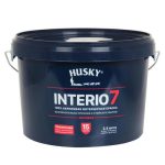 Краска акриловая HUSKY INTERIO 7 для стен и потолков база С 2,5л