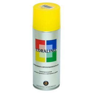 Краска аэрозольная CORALINO RAL 1018 цинково-жёлтый 520мл