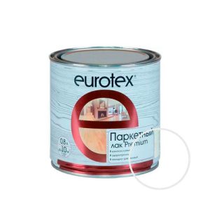 Лак EUROTEX Premium паркетный полуматовый 0,8 л