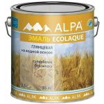 Эмаль акриловая Alpa Ecolaque глянцевая белая (2,5л)