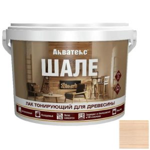 Лак акриловый для древесины Акватекс Шале бесцветный 0,9 кг