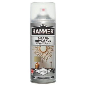 Эмаль аэрозольная HAMMER металлик медь 520мл