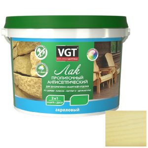 Лак пропиточный антисептический VGT сосна 9 кг