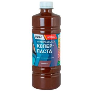 Паста колеровочная универсальная Pufas Decoself 31 коричневая 0,1 л