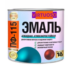 Эмаль ПФ-115 Virtuoso (бежевая; RAL 3012), 2,4 кг