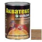 Бальзам масло для древесины Акватекс бесцветное 0,75 л