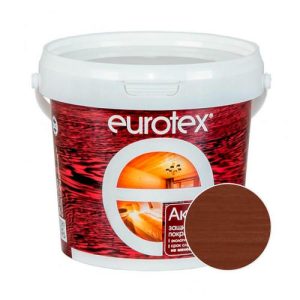 Аквалазурь EUROTEX Канадский орех 0,9 кг