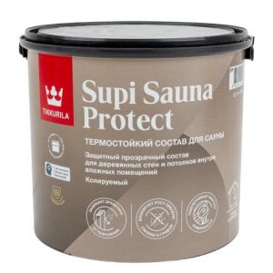 Состав защитный Tikkurila Supi Sauna Protect EP 2,7 л