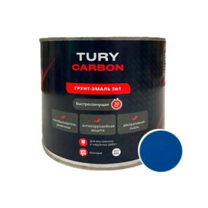 Грунт-Эмаль TURY Carbon RAL 5005 Синий 2,2 кг