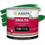Эмаль Лакра ПФ-115 темно-зеленая 2,8 кг
